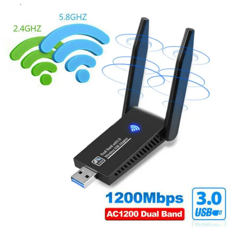 USB Wi-Fi адаптер 1200 Мбит/с двухдиапазонный | Мобильные телефоны и аксессуары