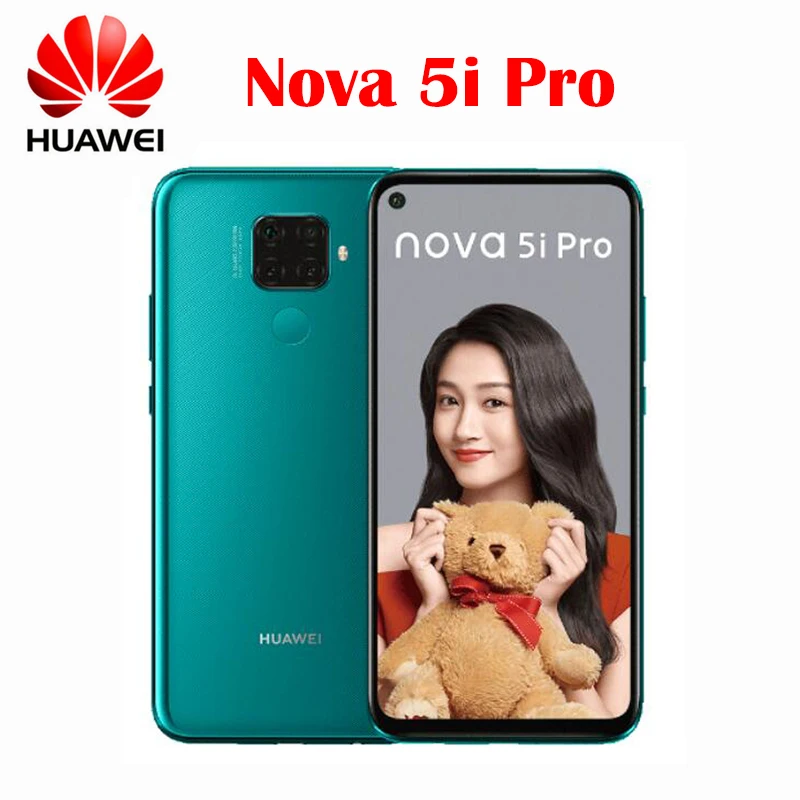 Оригинальный сотовый телефон Huawei Nova 5i Pro 6 26 дюйма ГБ 128 Восьмиядерный Kirin 810 4000 мАч