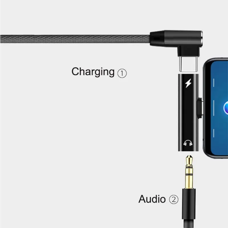 Адаптер type C до 3,5 мм, гнездо для подключения наушников, конвертер для Xiaomi 6 6X8 Note3 Mix 2 huawei mate 10 P20