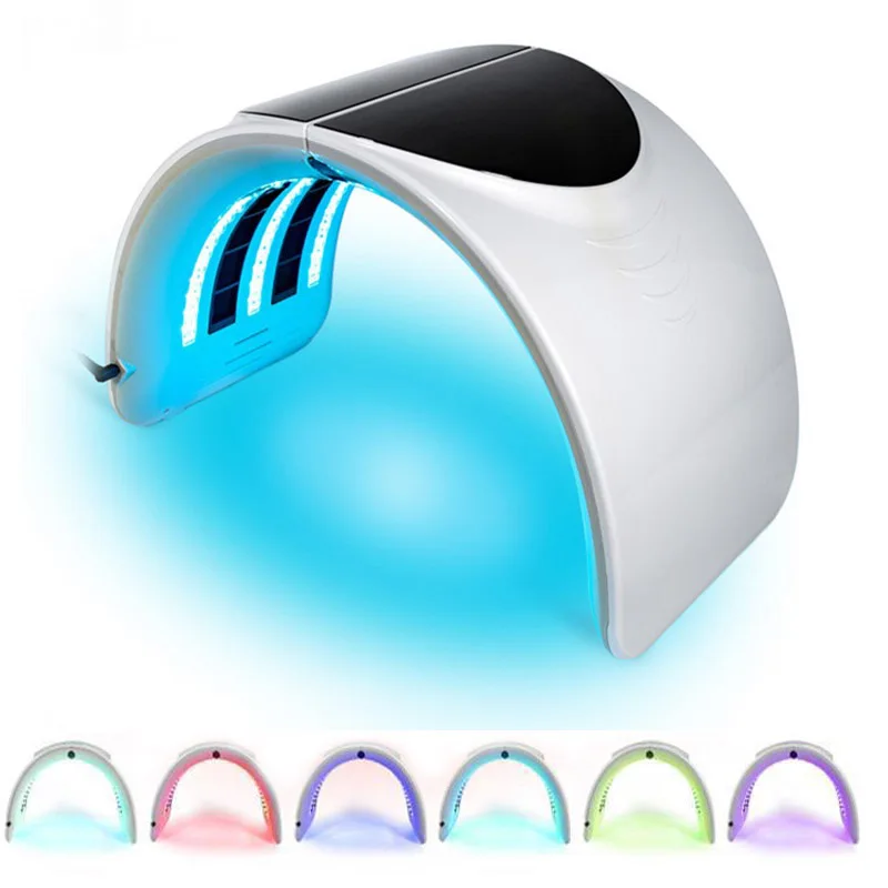  New foldable pdt therapy 7 colors led light therapy medical device