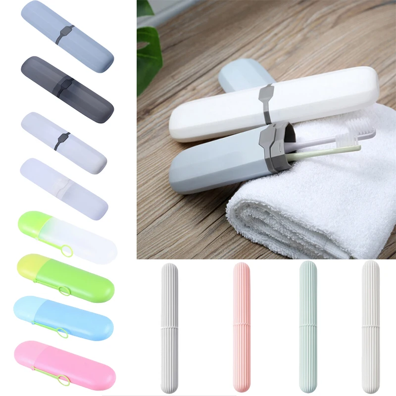  1PC Portable Toothbrush Case Travel Tooth Toothbrush Cover Camping Protect Storage Box Wash Cup Cos
