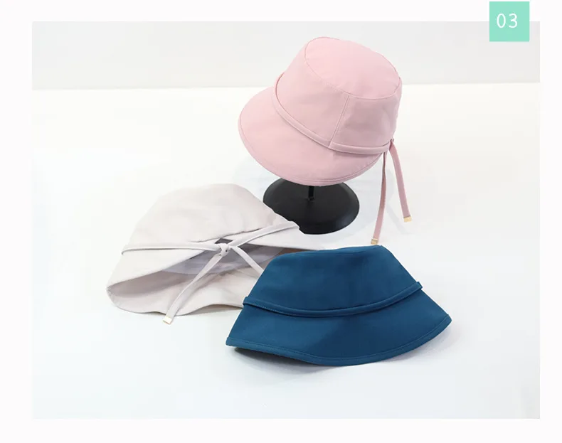 VISROVER New 7 Colorway Solid Bucket Hat Unisex Pink Caps White Hip Hop Hats For Women Summer Cap Beach Sun Fishman Hat Gift cotton bucket hat womens