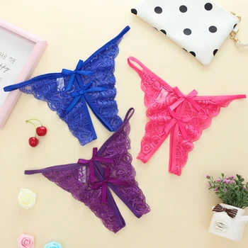 

3pcs Sexy Lace Panties Women Underwear G String Breathable Low-Rise Cotton Briefs For Women Lingerie Tanga Bragas Calcinh