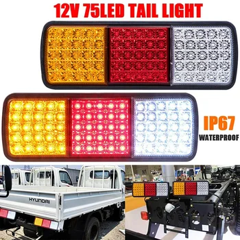 

1Pc 12V 24V 20LED Car Auto Stop Rear Tail Light Brake Reverse Light Turn Indiactor Boat ATV Truck Trailer Lamp