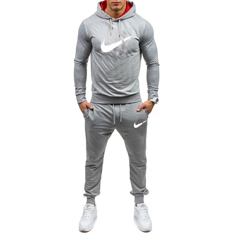

Brand sportswear men's suit men's hoodies suit men's gym sportswear running clothes suit men's sportswear suit