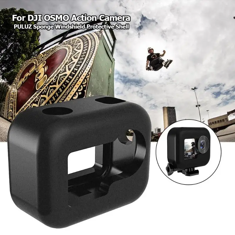 PULUZ насадка на микрофон защитный чехол для DJI OSMO Action camera