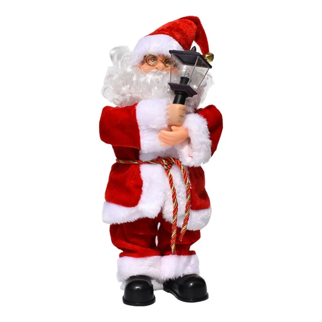 

Children Cute Santa Claus Shape Electric Toy 0-3 Years Old As Picture By Button Christmas Decorations
