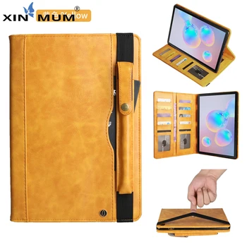 

Release Tablet Leather Case for Samsung Galaxy Tab S6 10.5 2019,Auto Wake Sleep with Pencil Holder Stand Cover for SM-T860/T865