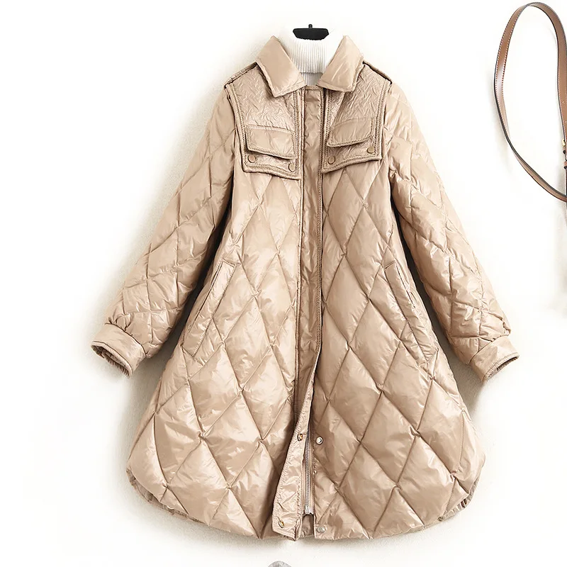 

Thin Design of 90% White Duck Down Winter Down Jacket Women Coat Warm Solid Abrigos Mujer Invierno 2020 Fashion Womens Jackets