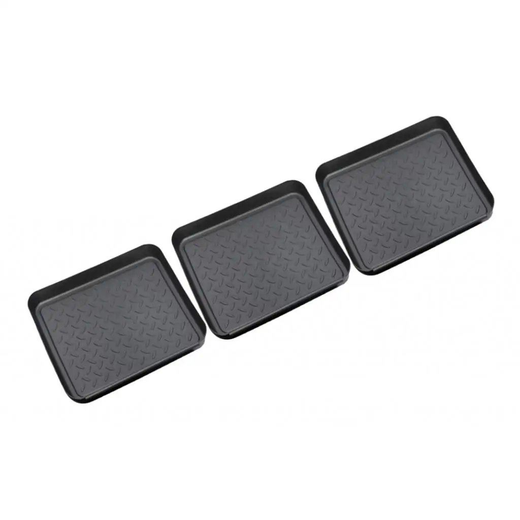 Shoe Mat Tray, Multi-Purpose Black Tray for Indoor Or Outdoor Use