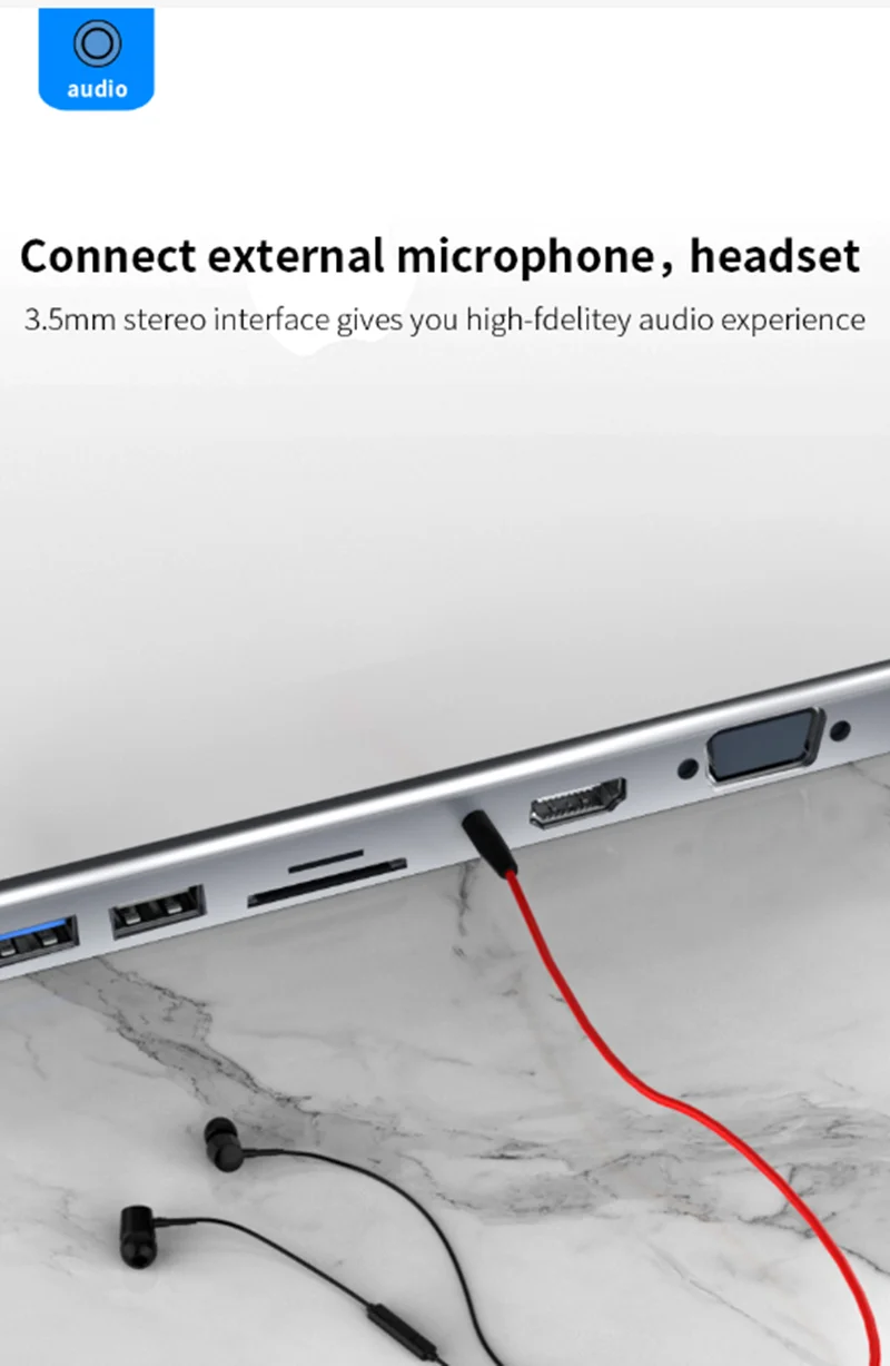Многофункциональный 11 в 1 USB-C концентратор док-станция адаптер с 3* USB 3,0/USB 2,0/type-C PD порт/RJ45 Внутренний порт/карта памяти