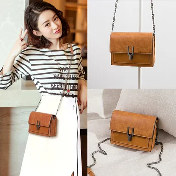 

2019 Classic Small Bag Handbag Messenger Bag Cross-body Bags For Women Ladies Purse High Quality Mini Design Chain Bag Hot Sell
