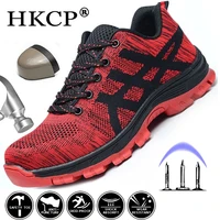 Work Sneakers Men Indestructible Steel Toe Work Shoes Safety Boot Men Shoes Anti-puncture Breathable Working Shoes For Men 48 50