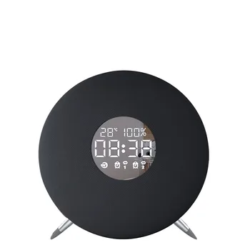 

HIPERDEAL S6 dual speaker HIFI music and dual speaker Bluetooth speaker with remote control with time display Bluetooth audio