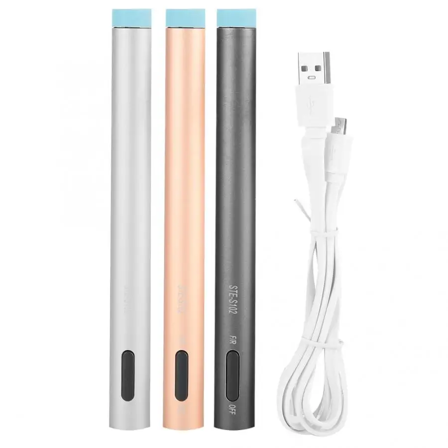 Перезаряжаемая USB электрическая пилка для ногтей, ручка для педикюра, маникюра, полировальная машина, светодиодный светильник для дизайна ногтей