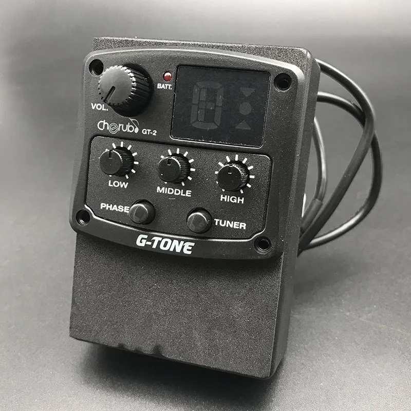 Предусилитель для акустической гитары Cherub серии G Tone пьезоприемник 3 полосный
