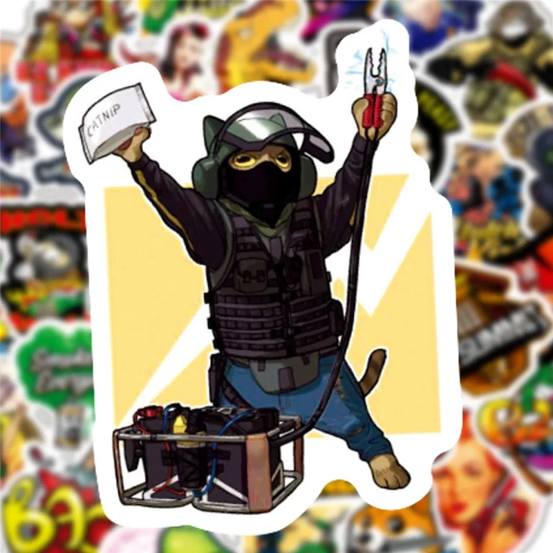 100 шт., наклейки с логотипом CS GO, чемодан для скейтборда, гитара, багажные наклейки для ноутбука, Детские Классические игрушки