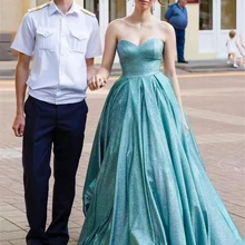 Блестящие платья без бретелек для выпускного вечера, длинное платье без рукавов, Вечернее Бальное Платье, Robe De Soiree