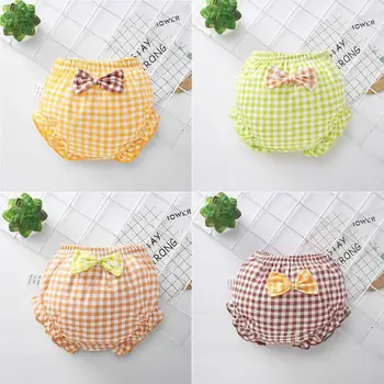 

Girls Summer Shorts Baby Triangle Panties Baby Cotton Training Pants Panties Baby Diapers Reusable Cloth Diaper Nappies