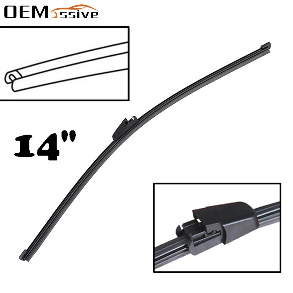 

14" Tailgate Rear Windshield Wiper Blade For VW Touareg 2002 2003 2004 2005 2006 2007 2008 2009 2010 For Seat Ibiza 4 Hatchback