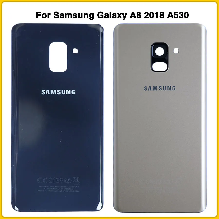 Чехол A8 2018 с объективом для samsung Galaxy A530 A530F задняя крышка на дверь наклейкой |