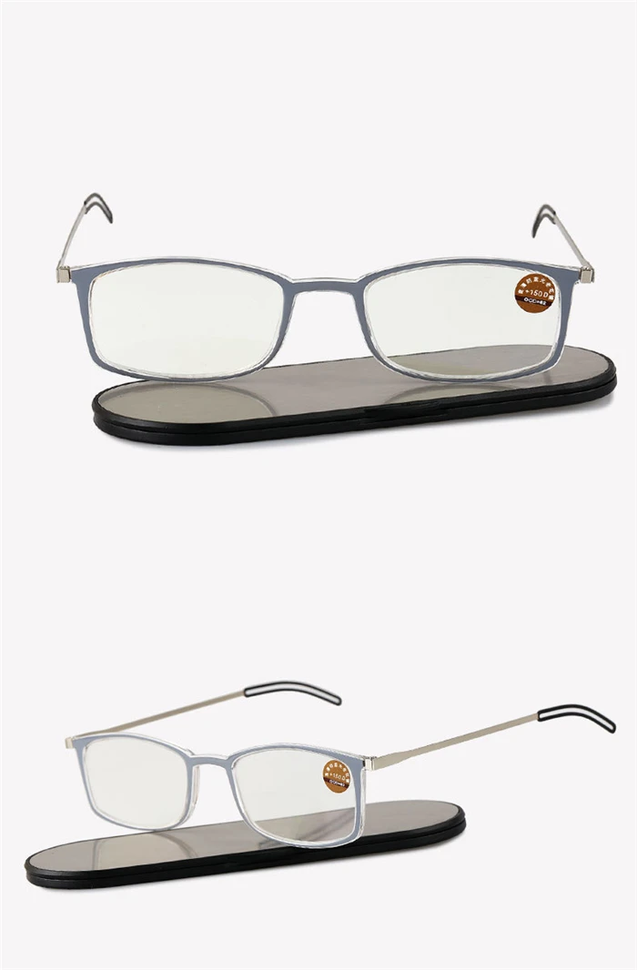 Ультра-тонкие портативные очки для чтения, унисекс, ультра светильник, бумажный тип, анти-синий светильник, очки для дальнозоркости+ 1,0+ 1,5+ 2,0 до+ 3,5