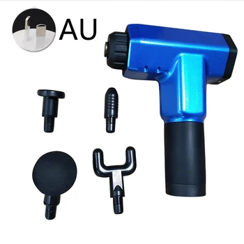 

Electric Muscle Massager Handheld Fitness Body Relaxation Portable Therapy Gym Vibration Pain Relief ABS Exercising With 4 Heads