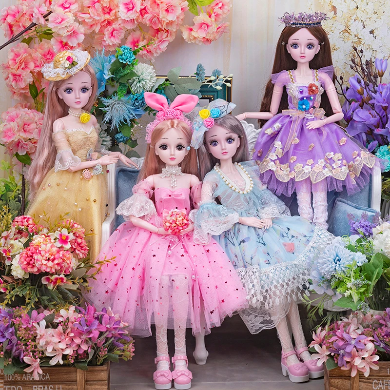60 см BJD кукла Мода 3D фиолетовые глаза могут быть закрыты подходящие юбки аксессуары 1/3 девочка лучший подарок