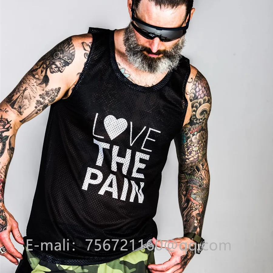 LOVE THE PAIN Мужские дышащие быстросохнущие уличные высококачественные гоночные костюмы ciclismo с круглым вырезом жилет против морщин куртка