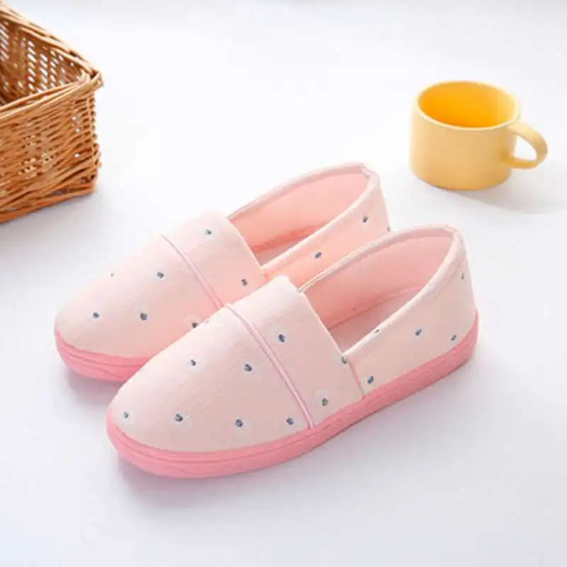 ASILETO/женские тапочки с рисунком панды; домашние тапочки на плоской подошве; зимние теплые домашние тапочки; sapatos pantoule zapatos pantufas sapatos - Цвет: Pink C803
