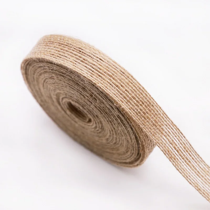 20MM x 5 Yards Ручная работа, сделай сам, искусственный зеленый лист, пеньковые веревки, цветочные гирлянды, пеньковая Мешковина, Полиэстеровая веревка, для свадьбы, вечеринки, Рождества, Декор, принадлежности - Цвет: 20MM x 5 Yards