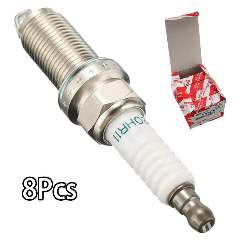 

8pcs 90919-01191 Iridium Spark Plug For Toyota Sequoia Tundra Lexus LX570 SK20HR11 2.7 4.0 4.6 5.7 L