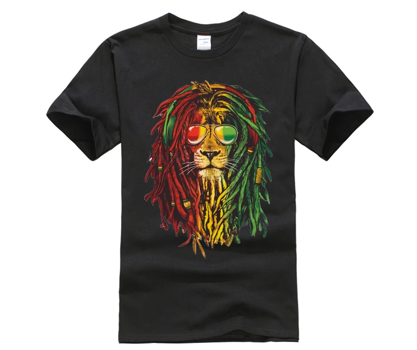 Футболка Lion Africa power с принтом Rasta Reggae Music Men'S Fashion Game Of Thrones Jon Snow T Shirt D6 короткими