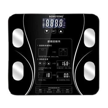 

Contact Button Bathroom Weight Scale Lcd Smart Body Balance Electronic Scales Clever Bmi Body Scale