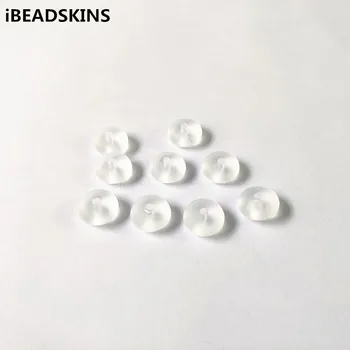 

New arrival! 10x5mm 1400pcs Clear acrylic Frosted Oblate shape spacer beads for Necklace,Earrings parts,hand Made Jewelry DIY