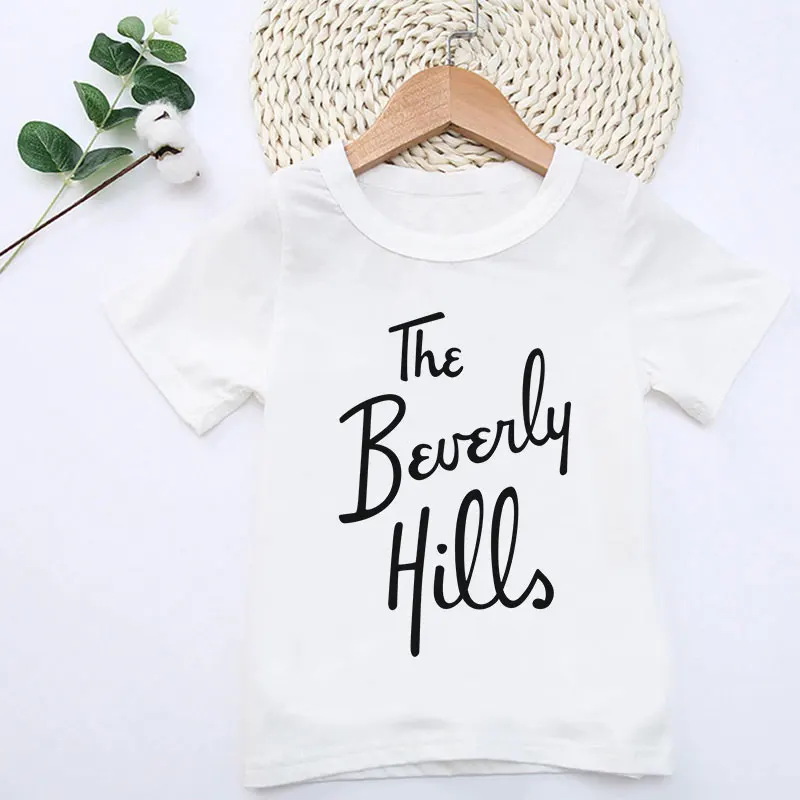 Vogue Happy Mother's Day Harajuku Cute Print Girls Shirts Summer White Clothes T-shirt Kids Harajuku Funny Boys T Shirts Kawaii
