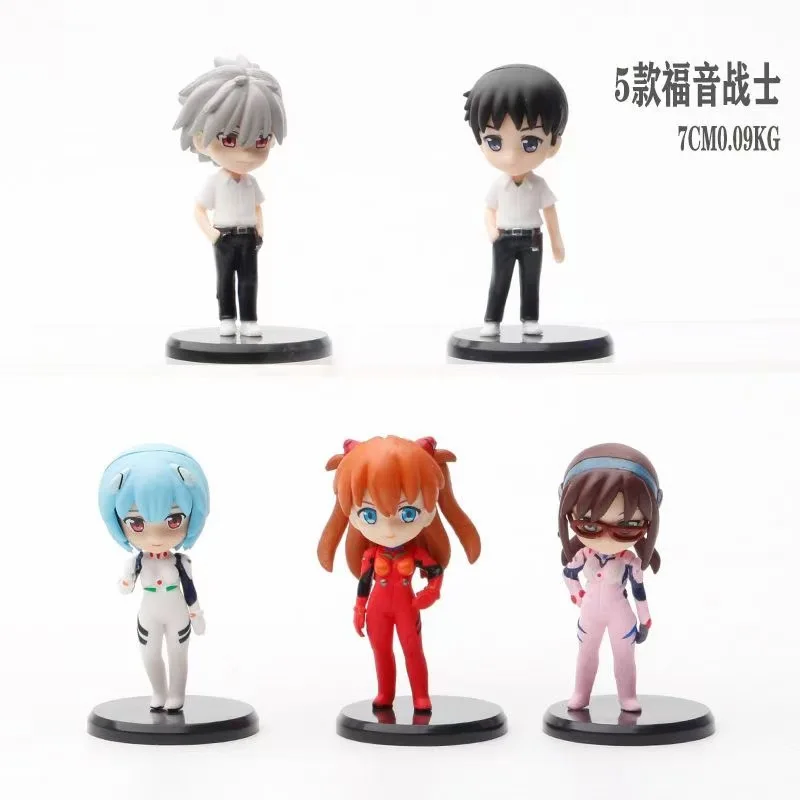 5 шт./компл. Аниме EVA Gashapon Фигурки игрушки мультфильм АСУКА лэнли Аянами Рей Мари