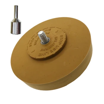 

Pinstripe Rubber Eraser Wheel Vinyl Graphic Remover Tools 88mm Drill Adaptor