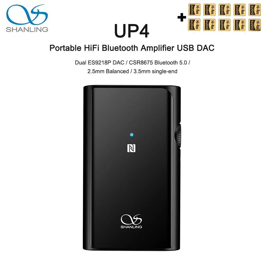 Shanling UP4 CSR8675 Bluetooth 5 0 USB DAC ES9218P усилитель высокого разрешения LDAC LHDC APTX HD AAC SBC
