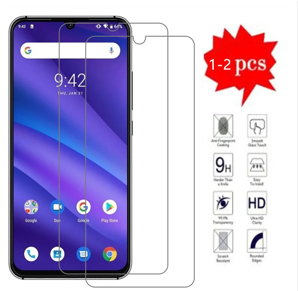 Закаленное стекло для UMIDIGI A5 Pro Premium 2.5D 0 26 мм Защита экрана защитное | Мобильные