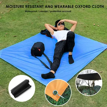 

Camping Mat Camp Tent Cloth Outdoors Waterproof Camping Canopy Shade Canopy Gazebo Portable Practical Travel Moisture Proof