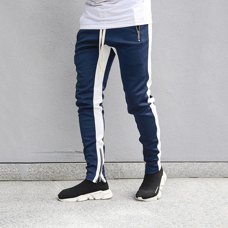

Mens High Street Pencil Pants Hip Hop Skinny Male Pant Sweatpants Streetwear Trousers Men 2019 Fall Fashion Tight Harem Pants