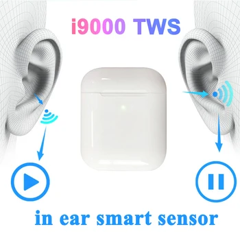 

Original i9000 Tws 1:1 Earphone 8D Bass Wireless Charging Bluetooth 5.0 Earbuds Pk W1 H1 Chip i80 i30000 I500 I10000 tws