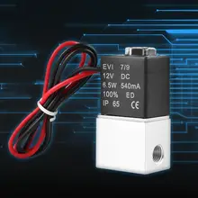 12V DC Соленоидный клапан 1/" 2 способа нормально закрытый Соленоидный клапан масло жидкая вода Электрический Соленоидный клапан