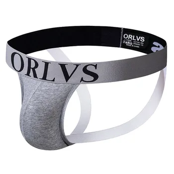 

Sexy Gay Underwear Jockstrap Men Thongs G-string Slip Hombre Panties Cueca Tanga String Homme Lingerie Open Back Thongs XXL
