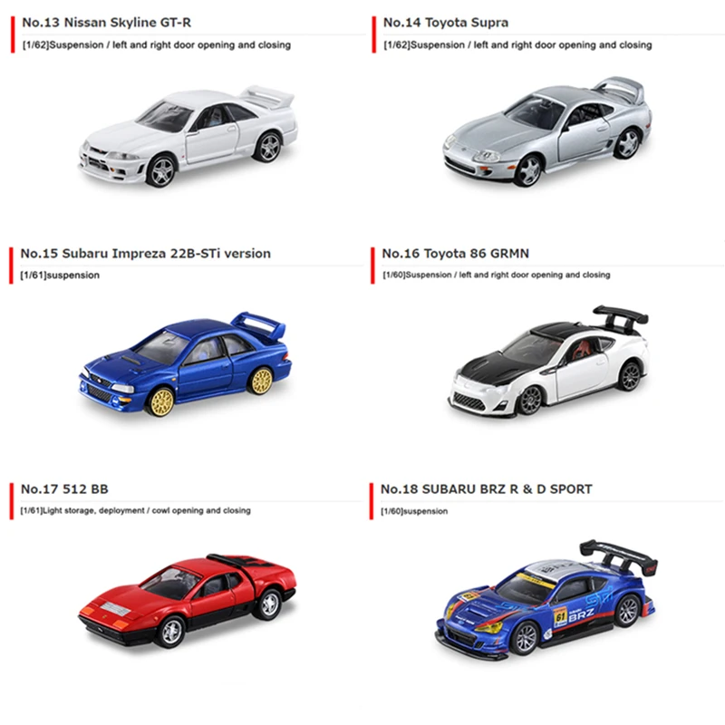 Скидка Tomy Tomica Премиум игрушка танк самолет автомобили HONDA NISSAN GTR Porsche TOYOTA Subaru автомобили литье под давлением игрушка модель комплект игрушки