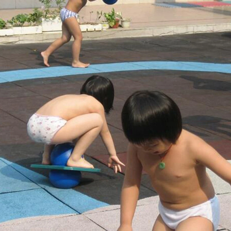 Hot-Explosion-Proof Adult Jumping Ball Thickening Children'S Croquet Glamour Dance Jumping Ball Fitness Ball Jumping Board