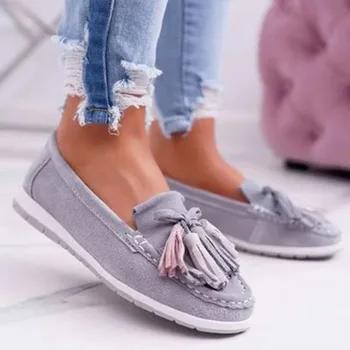 

Casual flat shoes for women, plus size fringed shoes for stunts and girls, flat and casual shoes for women, shoes for women