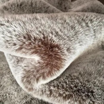 

Brown Orange 2-3cm Pile Dye Tip Thicken Soft Artificial Rex Rabbit Plush Faux Fur Fabric DIY Shoes Coat Collar Vest Pillow Toy