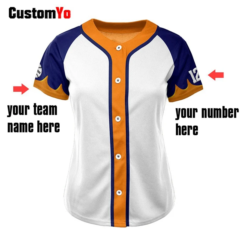 womens plain baseball jersey